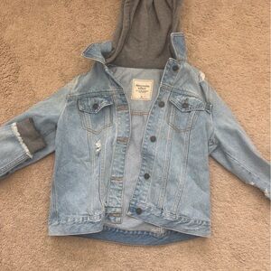 Abercrombie & Fitch Women's Blue Denim Jacket